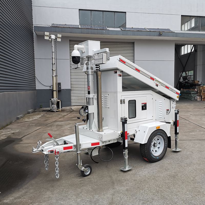 mobile surveillance trailer