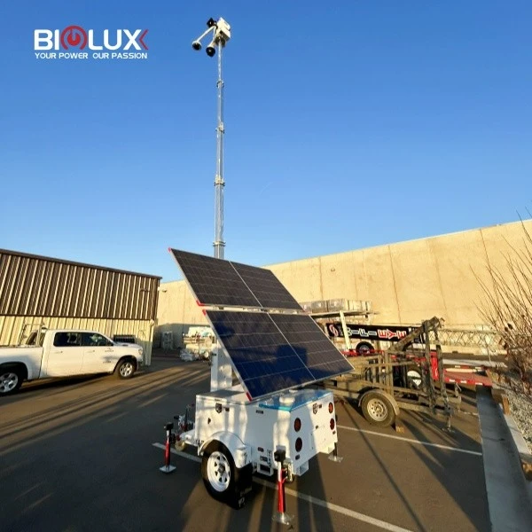 BIGLUX Mobile Solar CCTV Trailer 5G Network price